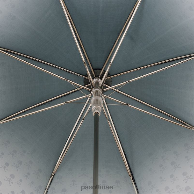 مظلة | 416nt 21284-7 g17 - مظلة رمادية مرصعة بطبعة جماجم PASOTTI Z446V562